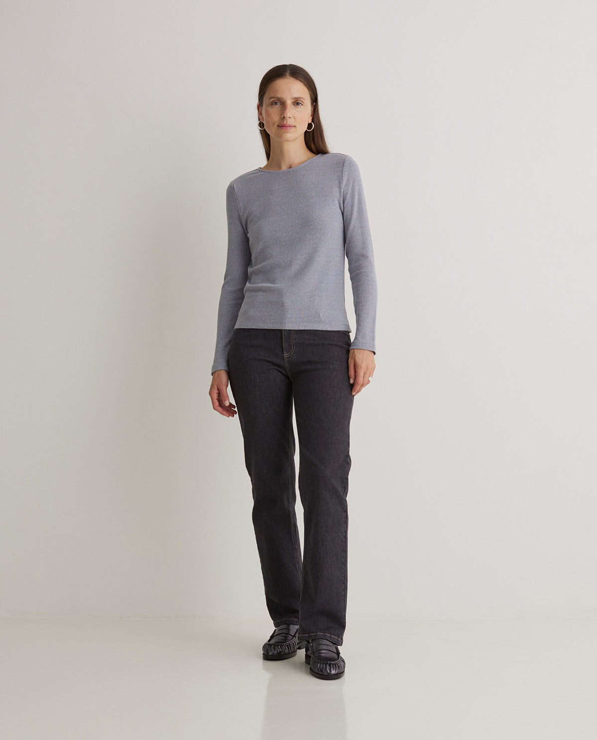 Yerse ribbed long sleeve