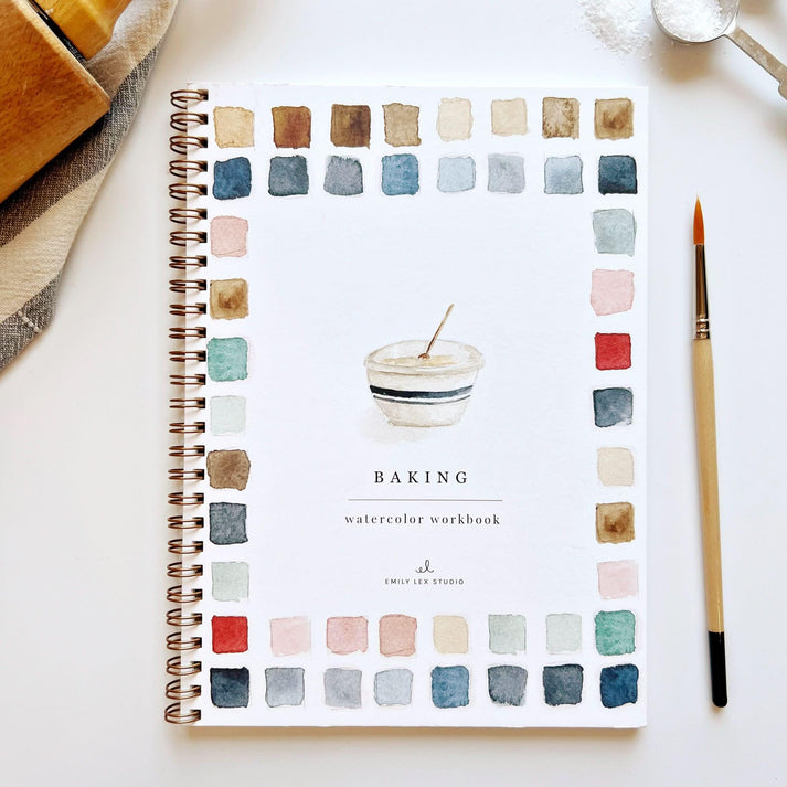 Watercolour - Baking Workbook