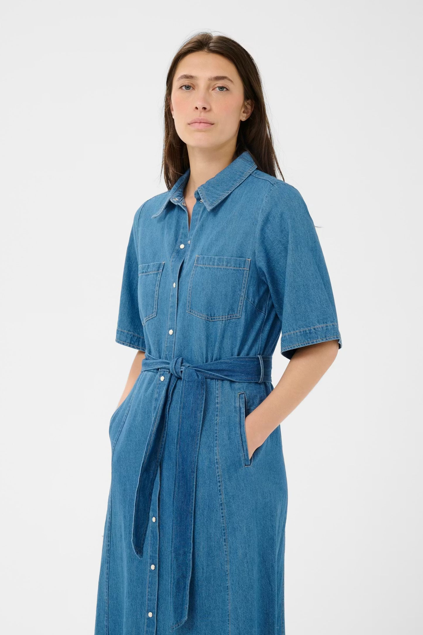 Part Two Ama Denim Dress