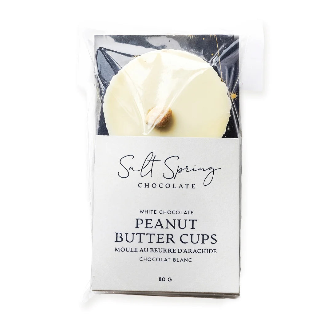 Salt Spring Chocolate - White Chocolate Peanut Butter Cups