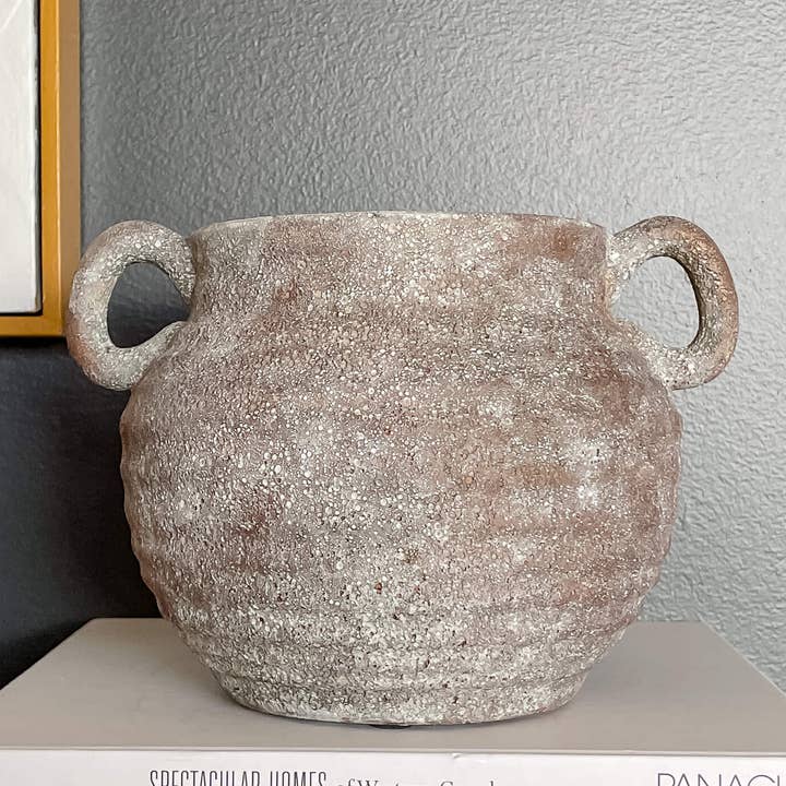 Vase - Siena Rustic Vintage-Style Ceramic Vase
