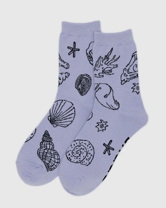 Sock Crew - Shells Light Blue