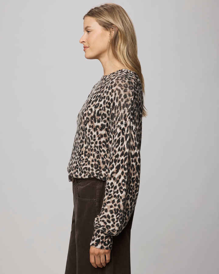 Splendid Delaney Leopard Sweater