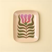 New Bloom Enameled Tray