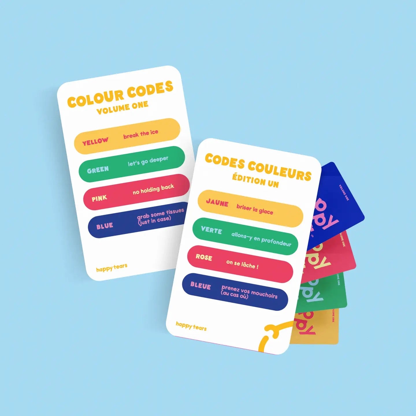 Happy Tears: Volume One (Bilingual Conversation Cards)