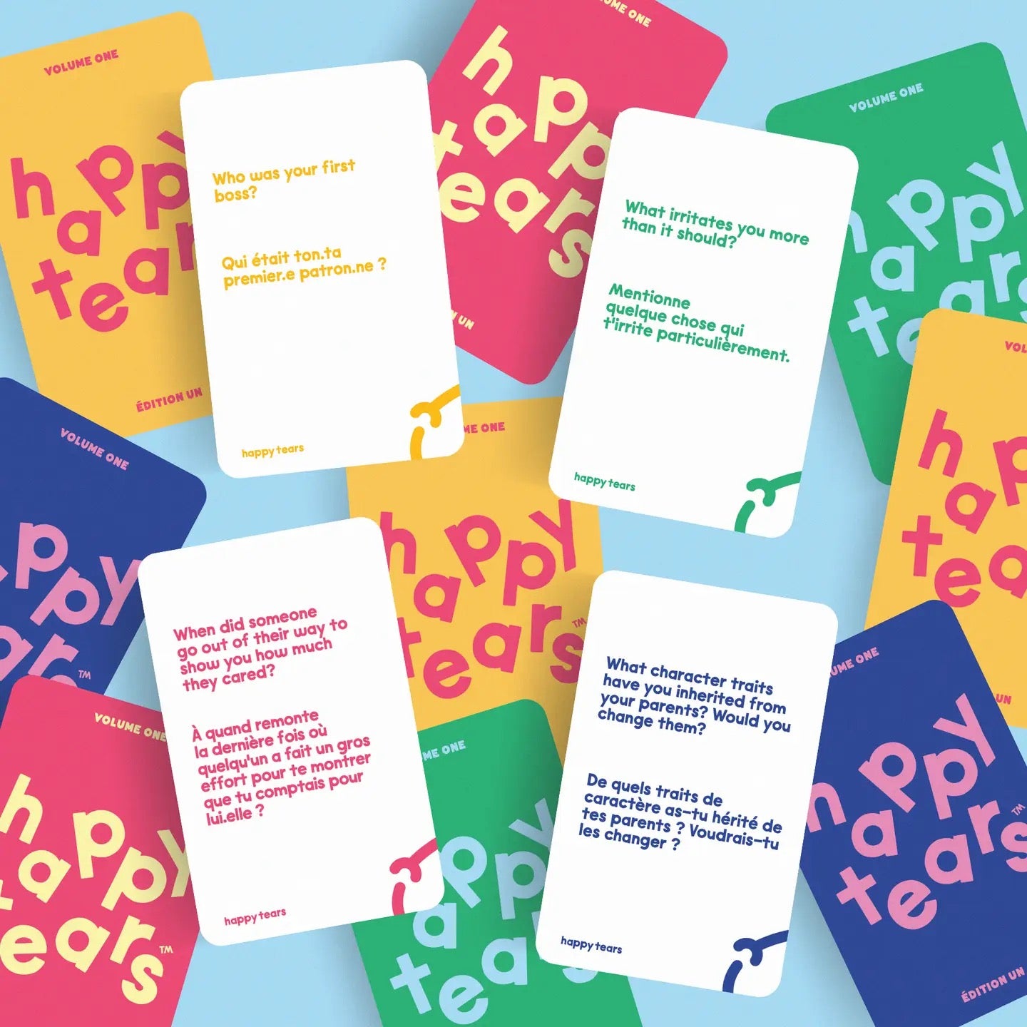 Happy Tears: Volume One (Bilingual Conversation Cards)