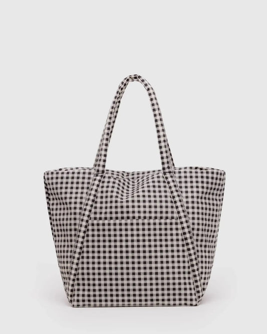 Cloud Bag - Black & White Gingham