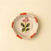 Flora Pottery Mini Dish - Poppy