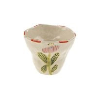 Flora Pottery Cup - Poppy