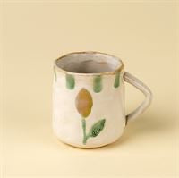 Painted Petals Mug - Lemon
