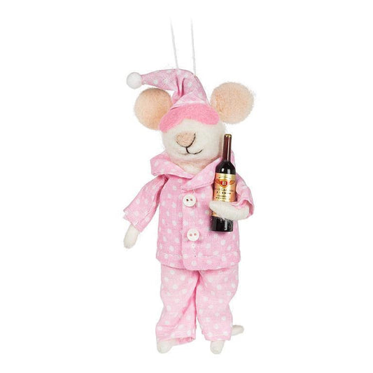 Mice - Pajama Mouse with Wine