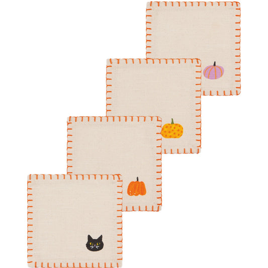 Napkins - Hallows' Eve Cocktail Napkins Set of 4