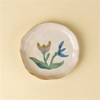 Painted Petals Plate S - Iris