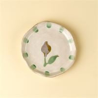 Painted Petals Plate S - Lemon