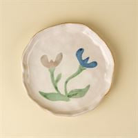 Painted Petals Plate M - Iris