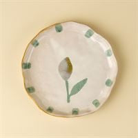 Painted Petals Plate M - Lemon