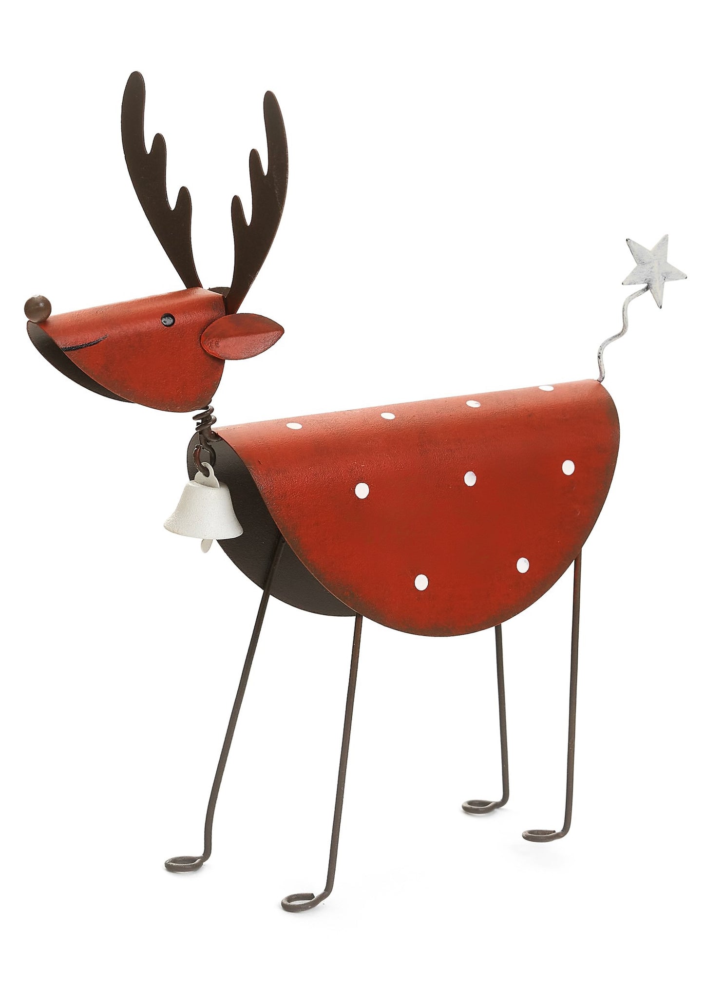 Metal Reindeer- Red
