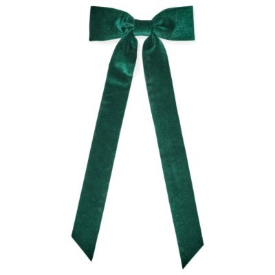 Bow with Clip - Green