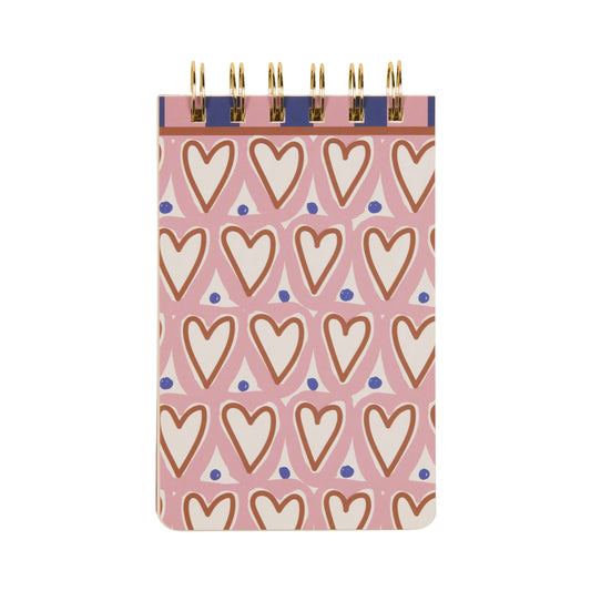 Hearts Wire Notepad