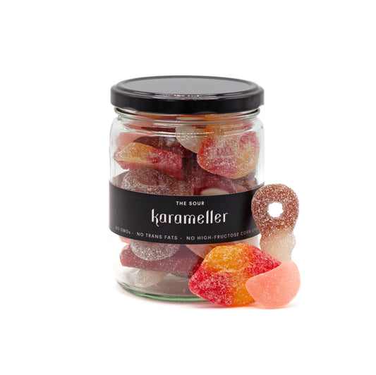 Karameller - Sour Mix- 330g Jar