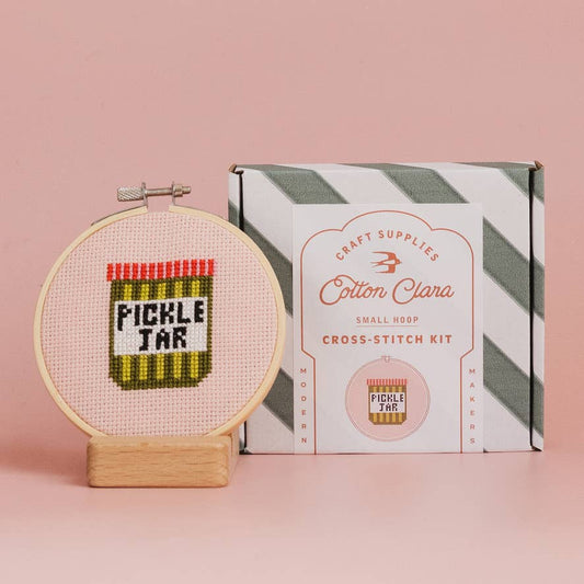 Cross Stitch Kit - Pickle Jar