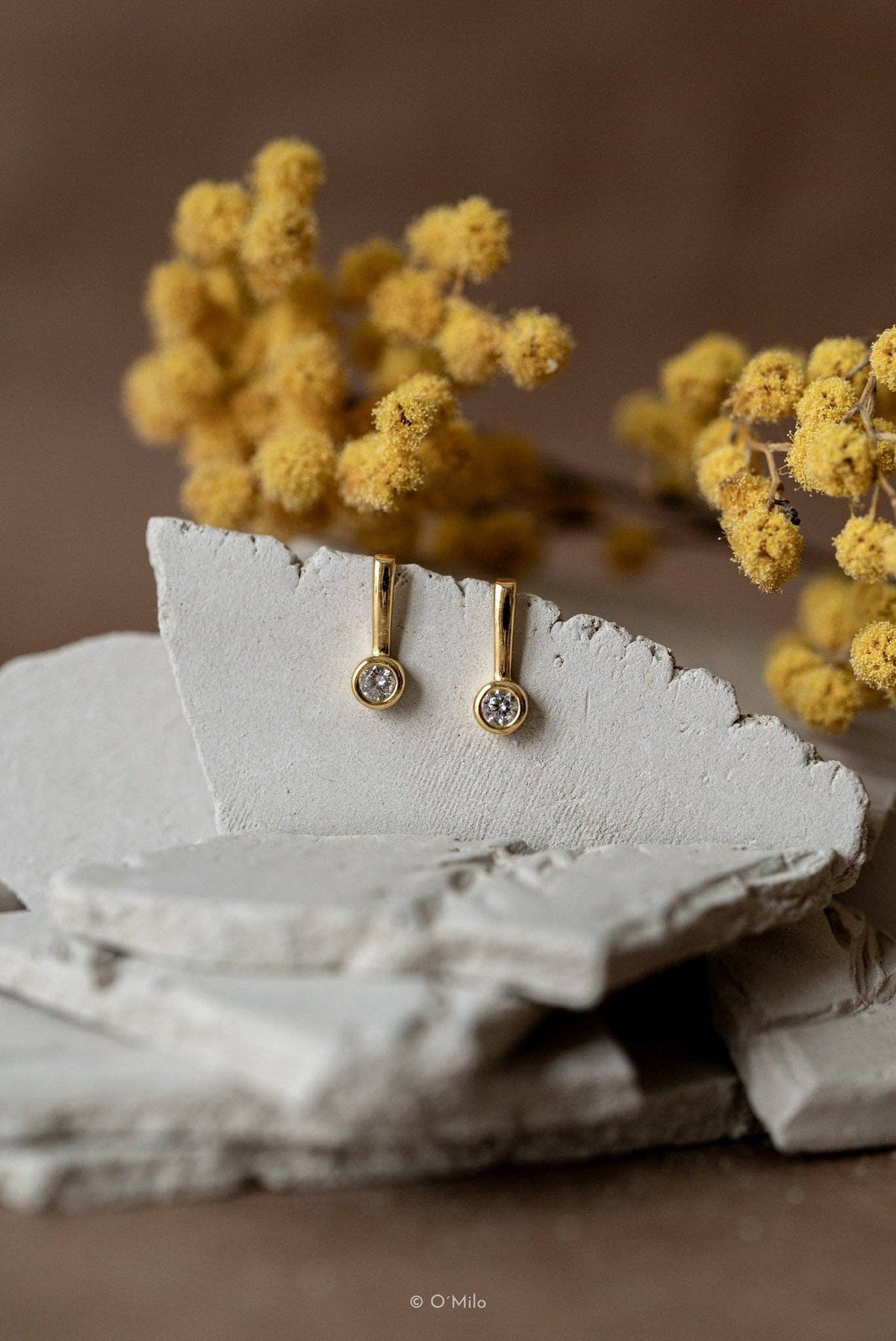 Delicate Graceful Drops - Gold
