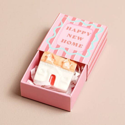 Tiny Matchbox Ceramic Tokens: House