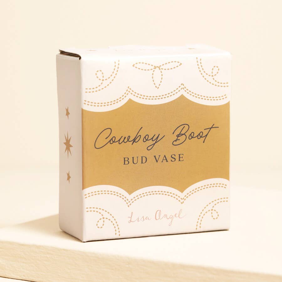 Cowboy Boot Bud Vase