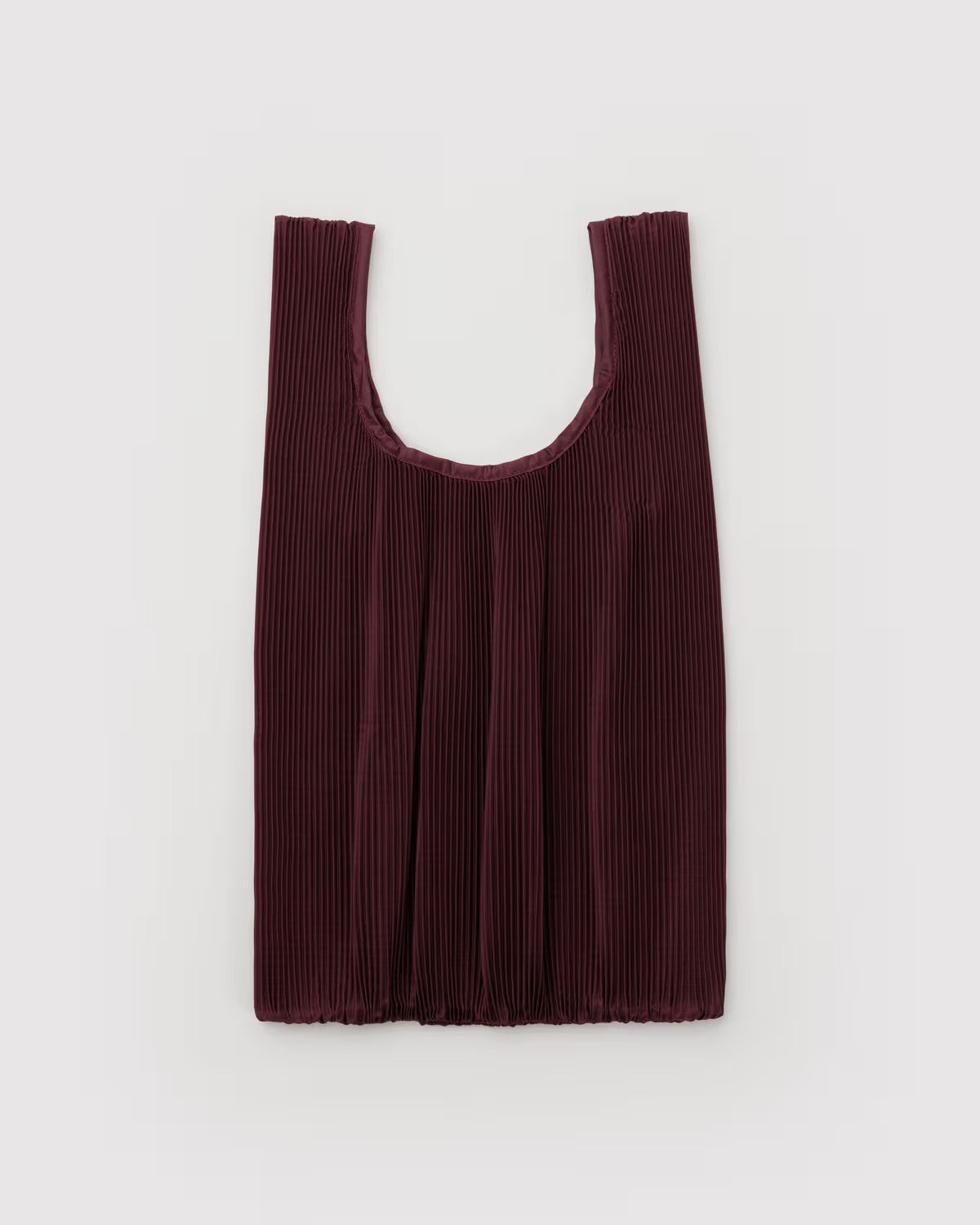 Pleated Baggu - Mahogany
