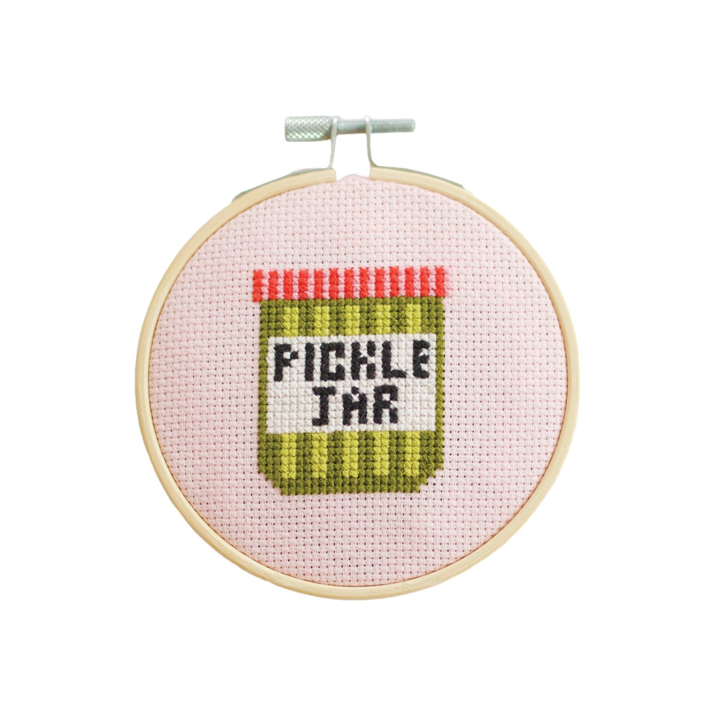 Cross Stitch Kit - Pickle Jar