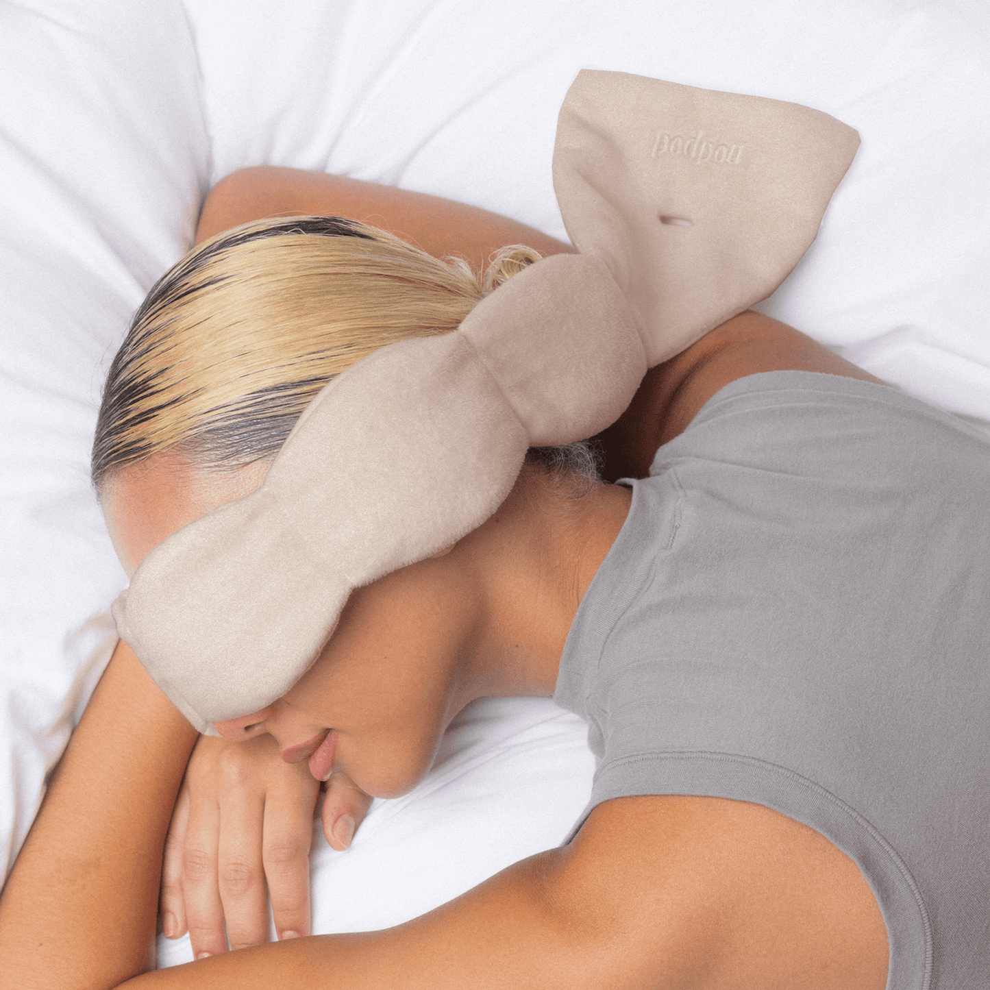 Weighted Sleep Mask - Latte
