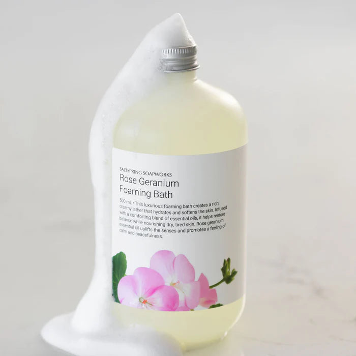 Foaming Bath- Rose Geranium