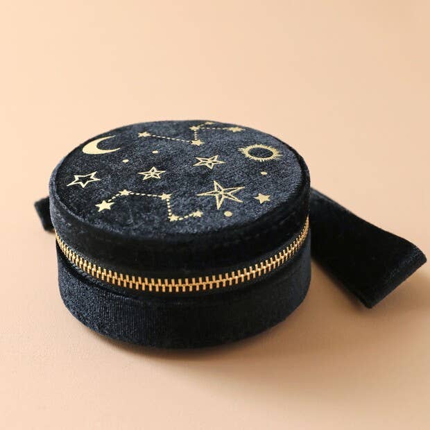 Jewelry Case - Starry Night Velvet