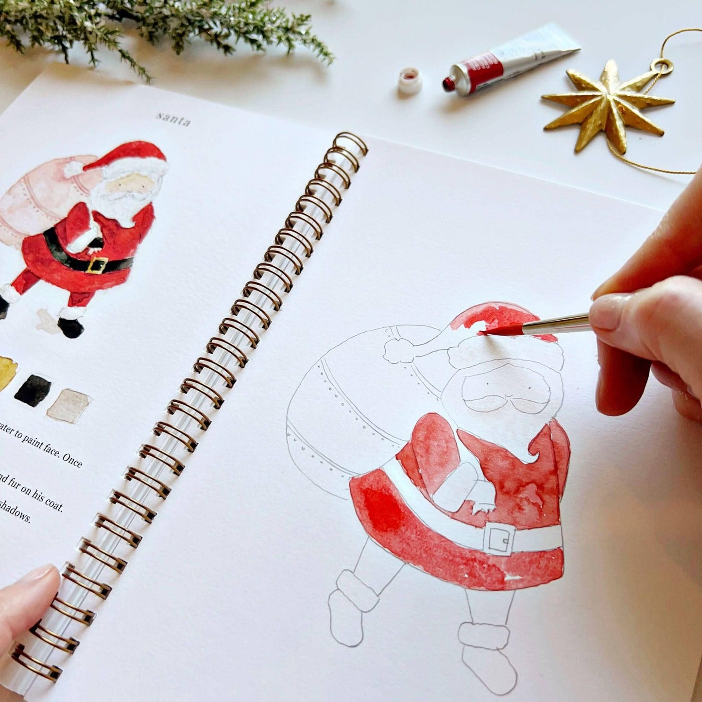 Watercolor Workbook - Christms