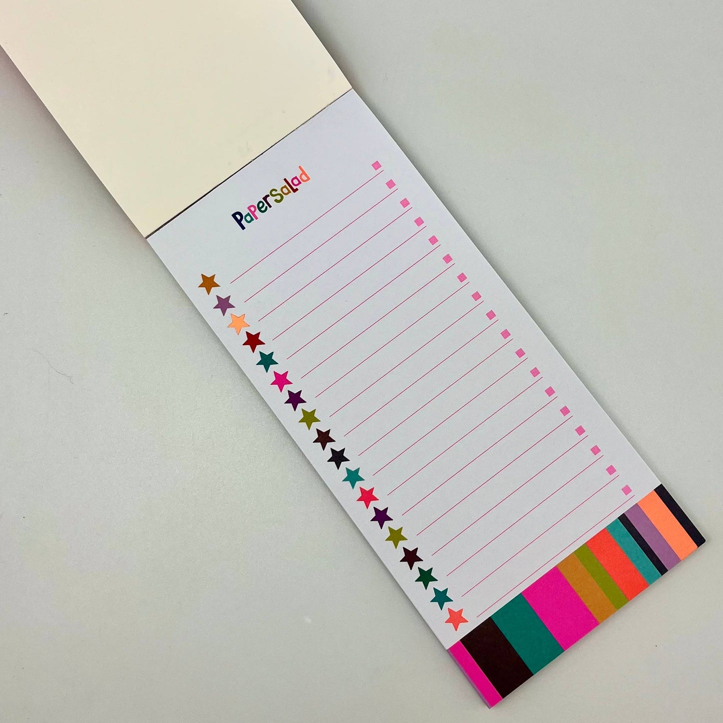 Magnetic List Pad Notes To Do List Stripes Bright Stationery
