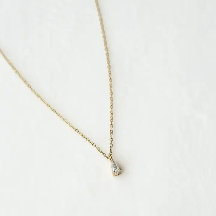 The Celeste Teardrop Necklace