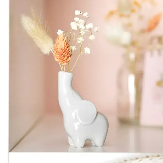 Tiny Elephant Bud Vase