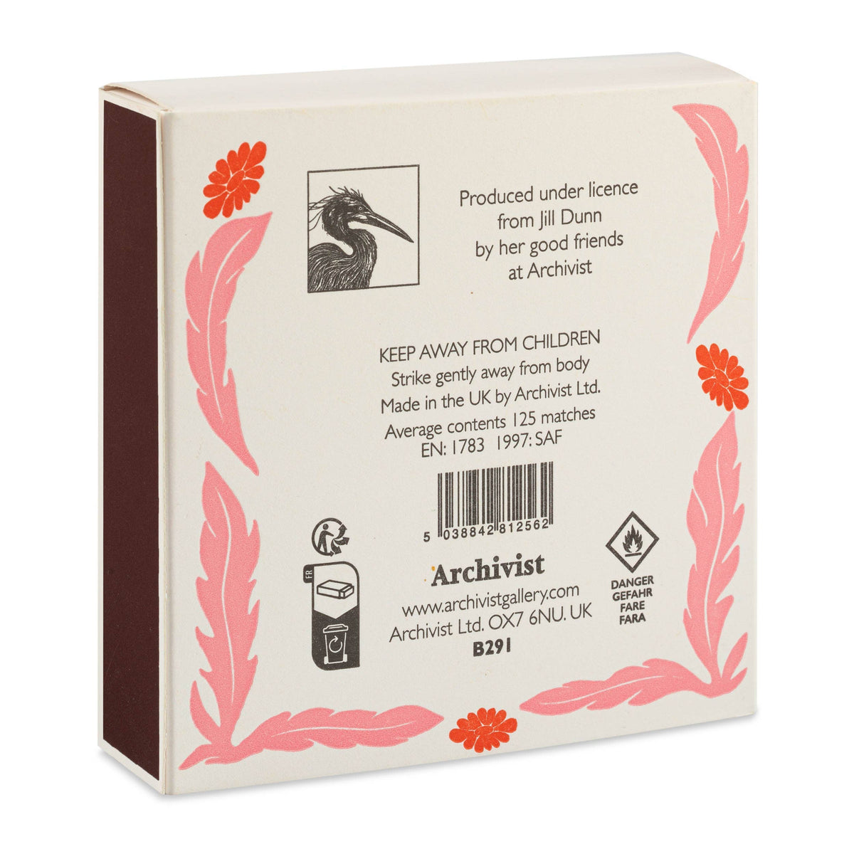 Safety Matches - Botanical Heart