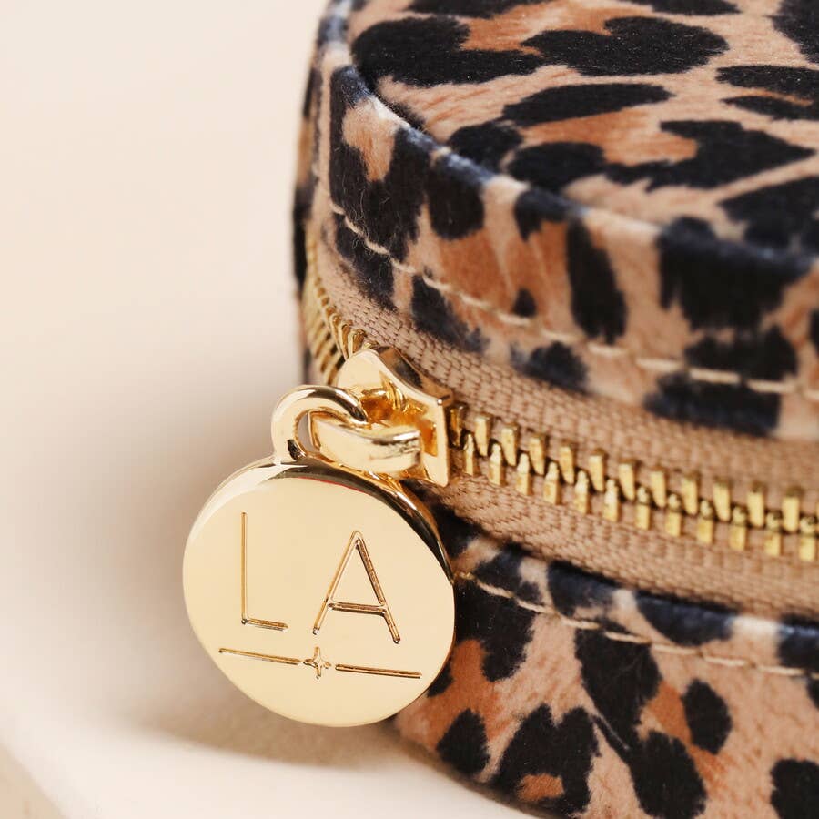 Jewelry Case - Velvet Leopard Print