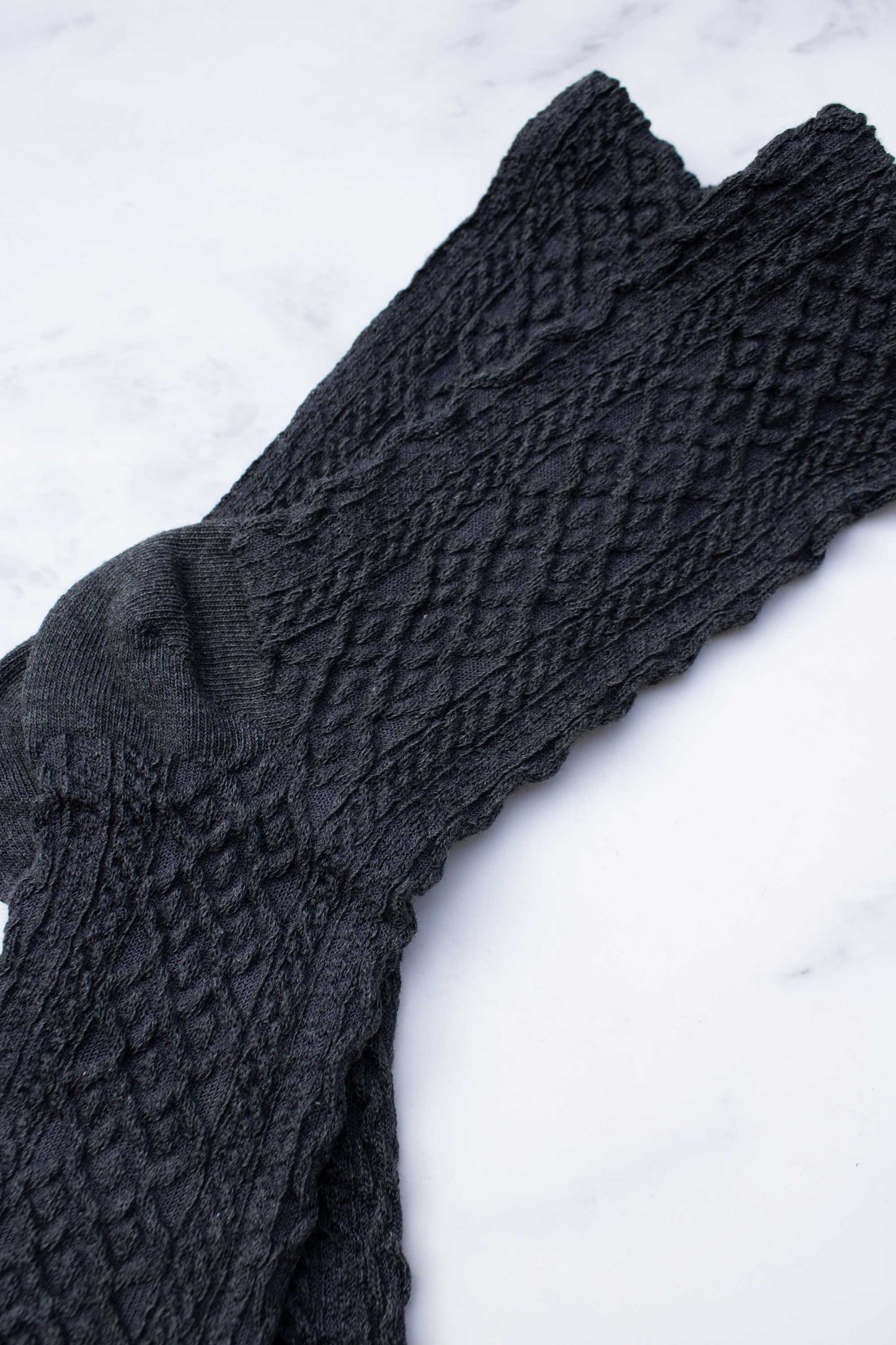 Women's Honeycomb Casual Socks: Oatmeal