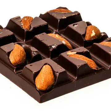 Salt Spring Chocolate - Dark Chocolate Almond & Sea Salt Peekaboo Bar de Jin
