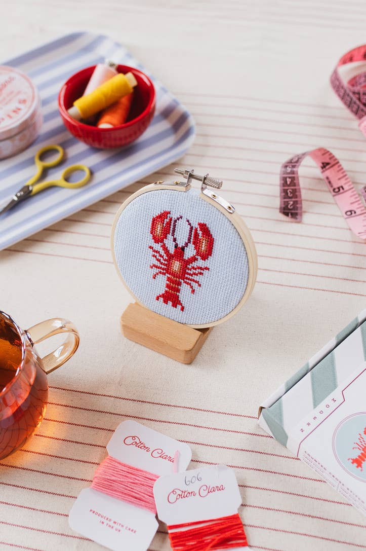 Cross Stitch Kit - Lobster