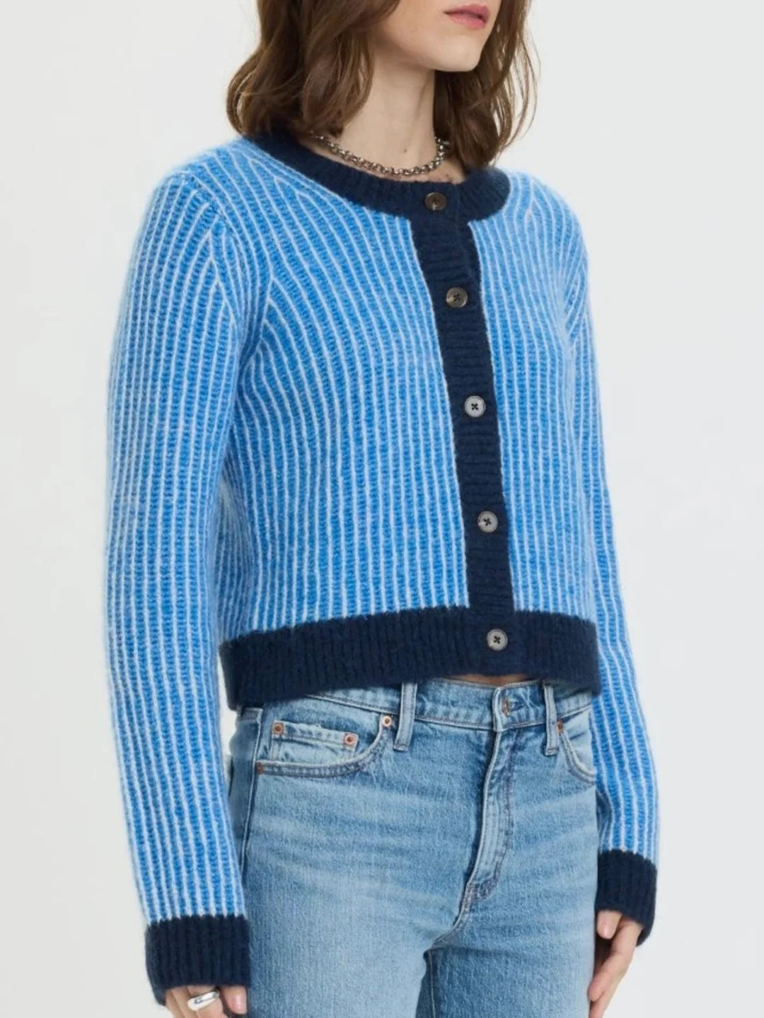 Muse - Fitted Cardigan in Marin