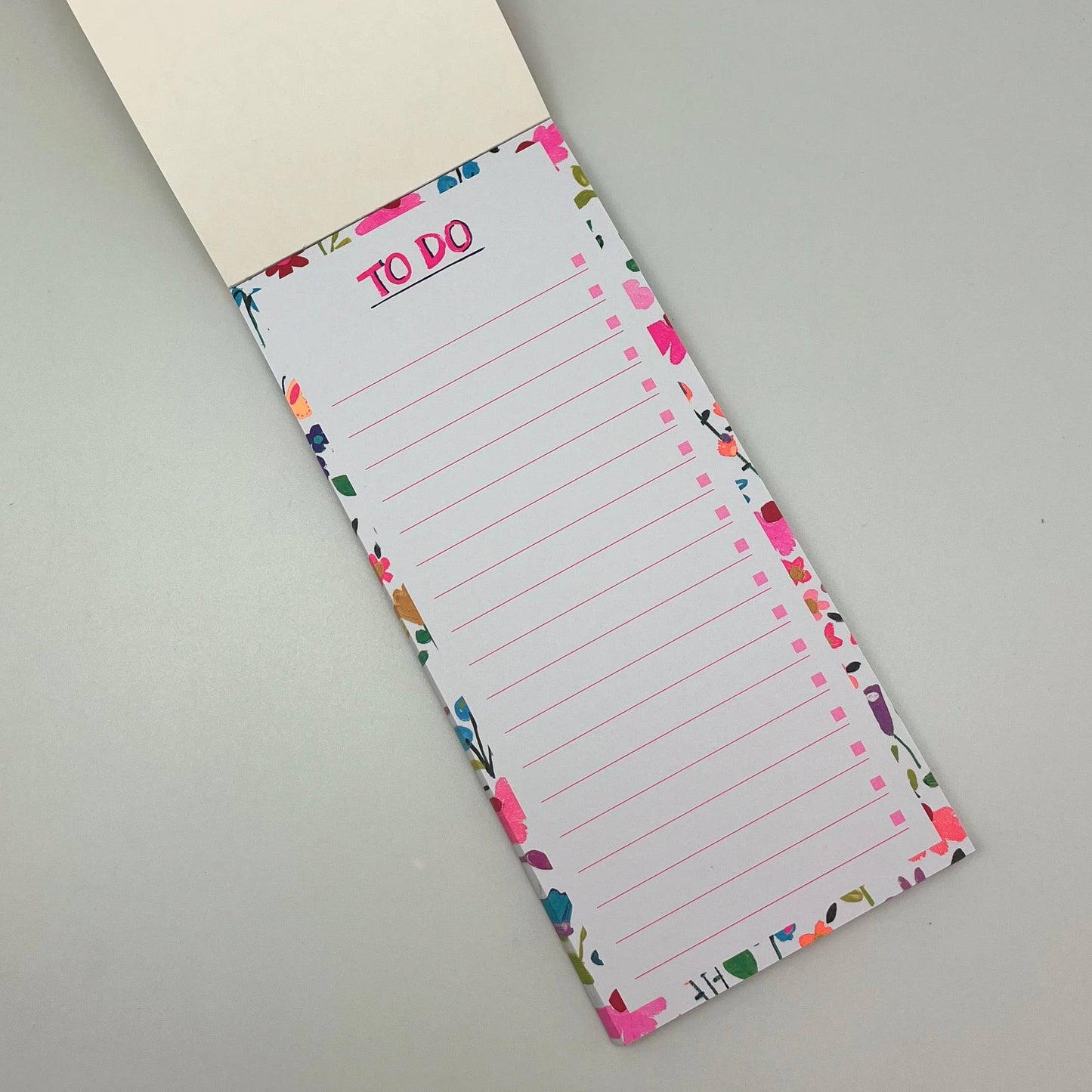 Magnetic List Pad Notes To Do List Flowers Stationery