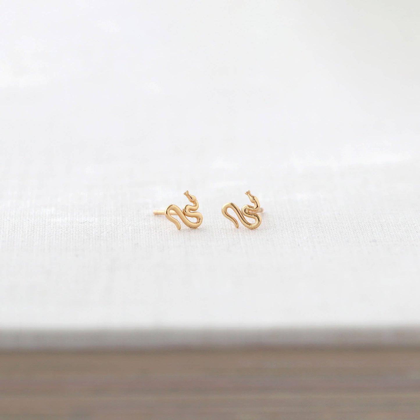 Earrings - Tiny Snake Stud