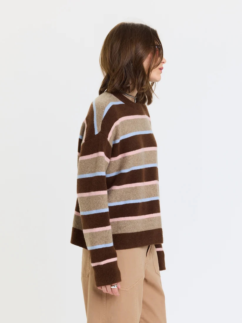 Daze Carlyle Sweater - dune stripe