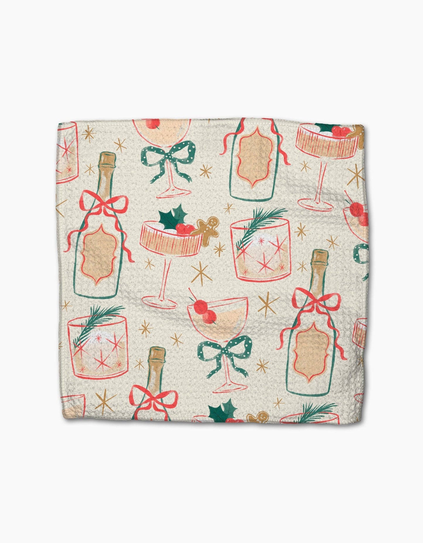 Dishcloth Set - Christmas Cocktails