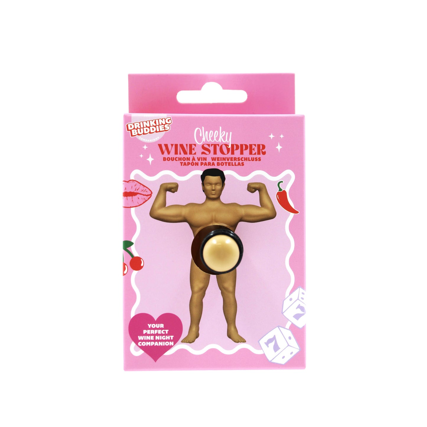 Party Cheeky Wine Stopper