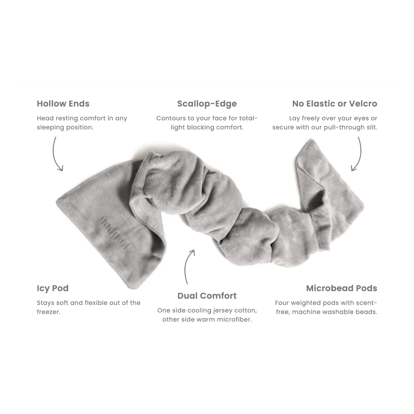 Weighted Sleep Mask - Blush
