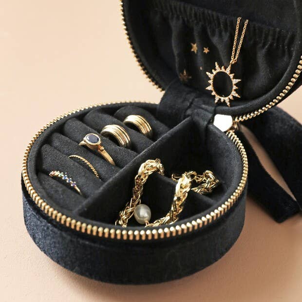 Jewelry Case - Starry Night Velvet